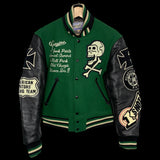 WHITESVILLE | "CHEVY LOVER II" Varsity Jacket (Green) | 38 (M~L)