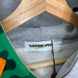 [DS!] BAPE | OG SHIBUYA CAMO Full-Zip Tiger Hoodie (Gray) | L