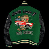 WHITESVILLE | "CHEVY LOVER II" Varsity Jacket (Green) | 38 (M~L)