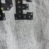 BAPE | OG Swarovski College Logo Crewneck Sweatshirt (Gray) | M