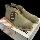 [DS!] BAPE | Footsoldier Suede Chukka Boots (Beige) | 10