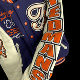 TEDMAN'S | 2006 LUCKY DEVIL Varsity Jacket (Blue/Orange) | 40 (M~L)