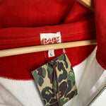 [DS!] BAPE | OG Fish Full-Zip Hoodie (White/Red) | L