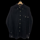 BAPE | 90's Corduroy Button-Down Shirt (Black) | XL