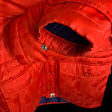 BAPE | PRIMALOFT Jacquard Camo Down Jacket (Red/Navy) | XL