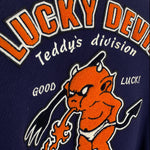 TEDMAN'S | 2006 LUCKY DEVIL Varsity Jacket (Blue/Orange) | 40 (M~L)