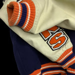 TEDMAN'S | 2006 LUCKY DEVIL Varsity Jacket (Blue/Orange) | 40 (M~L)