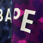 [DS!] BAPE | OG Split Color Camo Full-Zip Hoodie (Blue/Purple) | XL