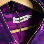 [DS!] BAPE | 2009 Fire Camo Full Zip Shark Hoodie (Purple) | M