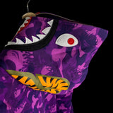 [DS!] BAPE | 2009 Fire Camo Full Zip Shark Hoodie (Purple) | M