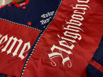 SUPREME x NEIGHBORHOOD | Satin Baseball Jacket (Red/Blue) | M