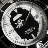 BAPE | BAPEX Type 1 Watch (Ape Head/Silver)