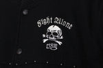 NEIGHBORHOOD | '06 "FIGHT ALONE" Studded Wool Varsity Jacket | L