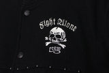 NEIGHBORHOOD | '06 "FIGHT ALONE" Studded Wool Varsity Jacket | L