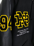 NEIGHBORHOOD x BBC | "NBHDBBC" Varsity Jacket (Black/Yellow) | L