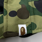 BAPE | Fur Hooded 1st Camo Down Bomber Jacket (Green) | L