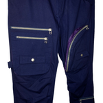 FACETASM | Multi Pocket Cargo Pants [SAMPLE] (Navy/Purple) | 4 (32)