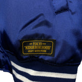 NEIGHBORHOOD | "FUCK EM" Satin Baseball Jacket (Blue) | L