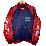 SUPREME x NEIGHBORHOOD | Satin Baseball Jacket (Red/Blue) | M