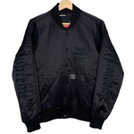 SUPREME x NEIGHBORHOOD | Satin Baseball Jacket (Black) | S