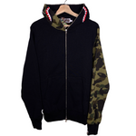 [DS!] BAPE | 1st Camo Sleeve Full Zip Shark Hoodie | L