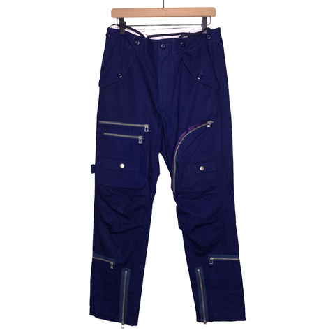 FACETASM | Multi Pocket Cargo Pants [SAMPLE] (Navy/Purple) | 4 (32)