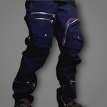 FACETASM | Multi Pocket Cargo Pants [SAMPLE] (Navy/Purple) | 4 (32)